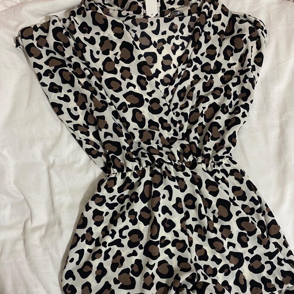 Cheetah Romper